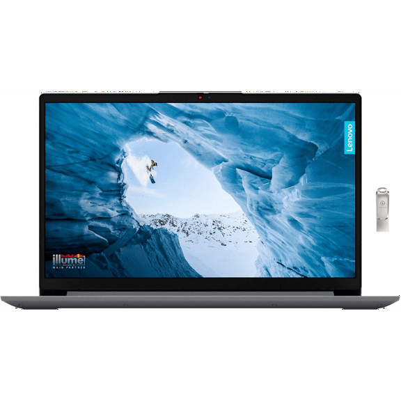 Lenovo Ideapad 1i 15.6" Laptop - Intel Core i3-1215U with 8GB Memory - Intel Iris Xe Graphics - 1T SSD - Cloud Gray