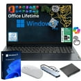 thumbnail image 1 of Lenovo Ideapad 1i 15.6" FHD Touchscreen Laptop, Intel Core i5-1334U 13th Gen, 24GB RAM, 256GB SSD,Lifetime Office,Windows 11 Pro, Blue + CoPilot Gift Bundle – High-Performance Laptop for Work&Study, 1 of 8