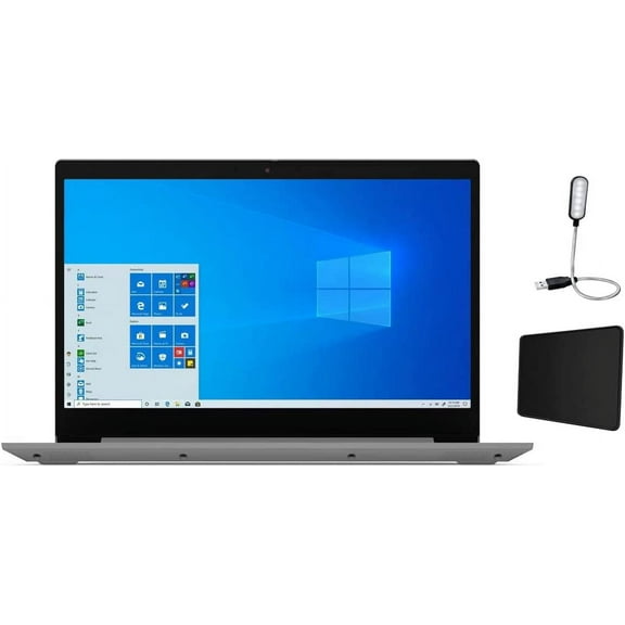 Lenovo Ideapad 3 14" FHD Laptop, Intel Core i3-1115G4, 4GB RAM, 128GB SSD, Windows 11 in S Mode, Grey + Mazepoly Accessories