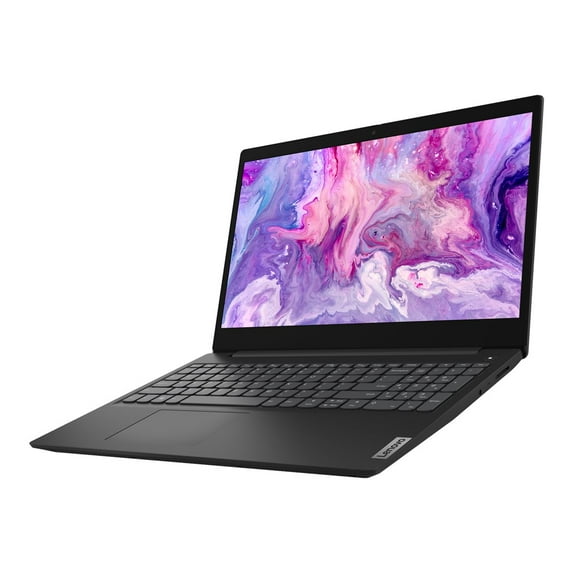 Lenovo Ideapad 3 15.6" Laptop, AMD Ryzen 3-3250U, 4GB RAM, 128GB SSD, Windows 10, Black, 81W10094US