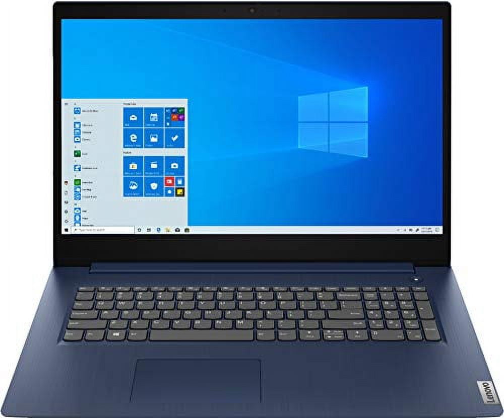Lenovo Ideapad 3 17 17.3" HD+ (1600 x 900) Laptop, Intel 10th Gen Core i5-1035G1, 1.0 GHz, 8GB RAM, 1TB HDD, Windows 10 Home, Abyss Blue