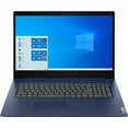 thumbnail image 1 of Lenovo Ideapad 3 17 17.3" HD+ (1600 x 900) Laptop, Intel 10th Gen Core i5-1035G1, 1.0 GHz, 8GB RAM, 1TB HDD, Windows 10 Home, Abyss Blue, 1 of 5