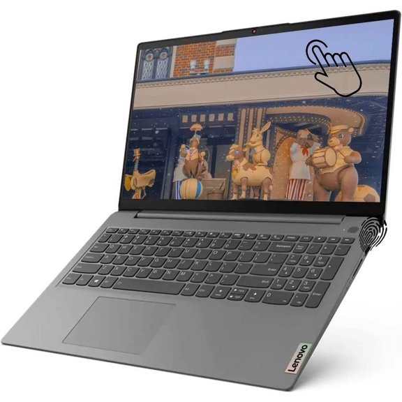 Lenovo Ideapad 3 Notebook Laptop, 15.6" FHD (1920x1080) Touch, Fingerprint Reader, Intel Core i5-1135G7 up to 2.4 GHz, 4Cores, 20GB RAM, 1TB SSD, Bluetooth, Arctic Grey, Windows 10