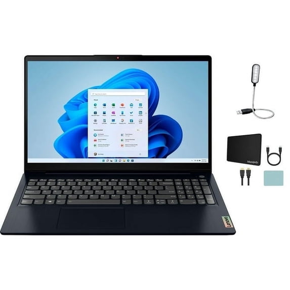 Lenovo Ideapad 3i 15.6 in FHD Touch Laptop, Intel Core i5 1155G7, 12GB RAM, 512GB SSD, Abyss Blue