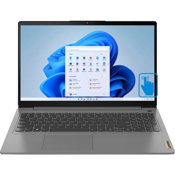 Lenovo Ideapad 3i 15.6in FHD Touchscreen Laptop (Intel i3-1115G4, 16GB RAM, 256GB PCIe SSD, Intel UHD, WiFi 6, Bluetooth 5.2, HD Webcam, SD Reader, Win 11 Home S-Mode)