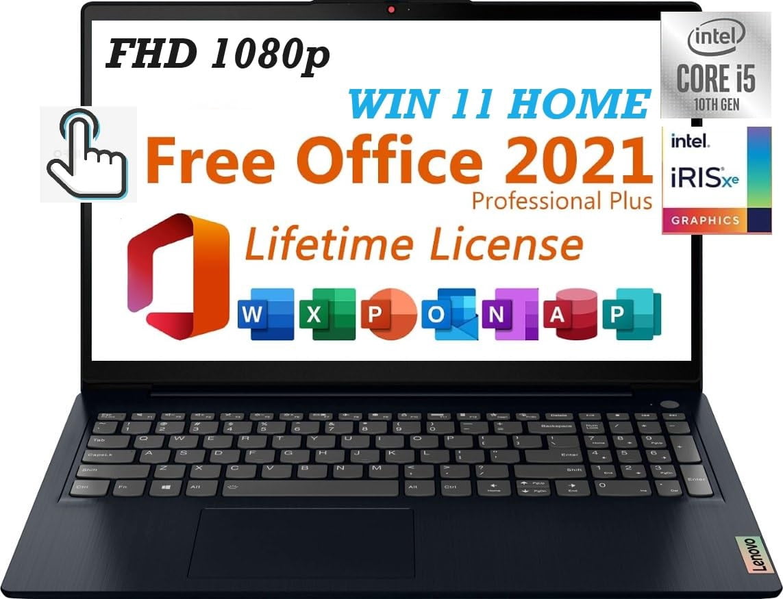 Lenovo Ideapad 3i Business & Student Laptop, with Lifetime Office 2021