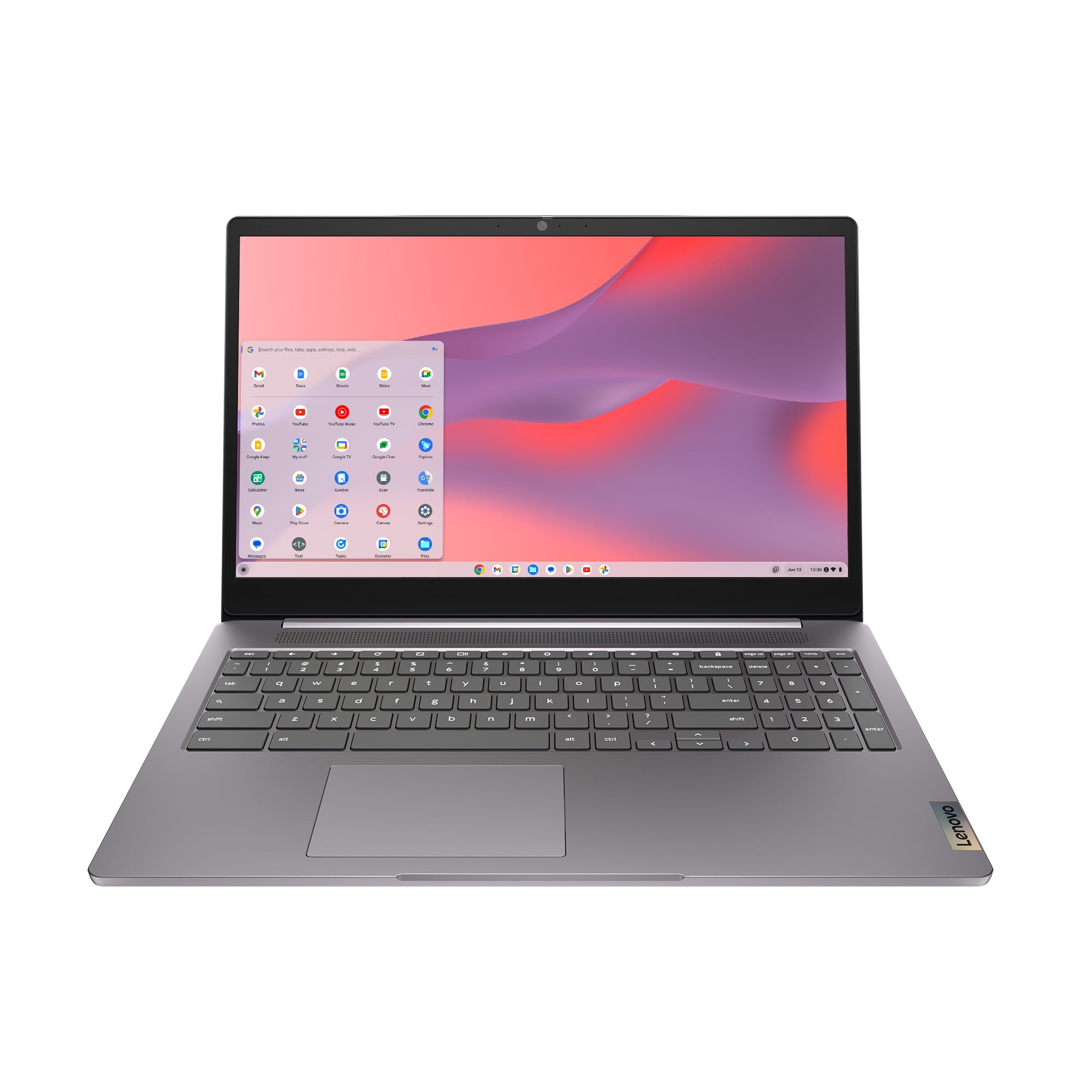 Lenovo Ideapad 3i Chromebook, 15.6 FHD, Intel Celeron N4500, 4GB RAM, 64GB  eMMC, Arctic Grey, 82N4002HUS 