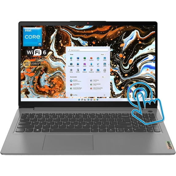 Lenovo Ideapad 3i Laptop, 15.6" FHD Touchscreen Computer, Intel Core i5-1135G7(Beats i7-1065G7), 36GB RAM, 2TB SSD, Intel Iris Xe Graphics, Wi-Fi 6, Windows 11 Home in S Mode