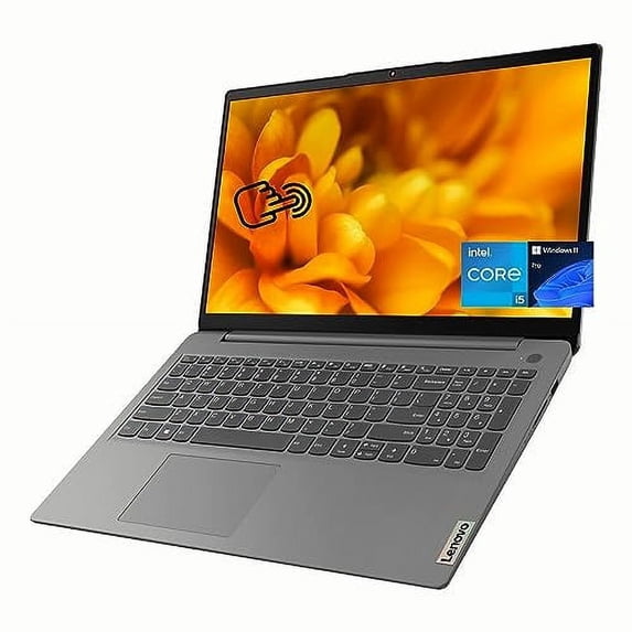 Lenovo Ideapad 3i Touch Laptop, 15.6" FHD Display, 11th Gen Intel 4-Core i5-1135G7, Intel Iris Xe Graphics, 8GB RAM, 256GB PCIe SSD, Webcam, KeyPad, WiFi 6, USB-C, Win 11 Pro, Arctic Grey