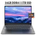 thumbnail image 1 of Lenovo Ideapad 5 Pro 14 Business Laptop 14" 2.2K IPS 100% sRGB Touchscreen AMD Hexa-Core Ryzen 5 5600U Processor 16GB DDR4 1TB SSD Backlit Keyboard Dolby Atmos HDMI USB-C Webcam Win11 Storm Grey, 1 of 7