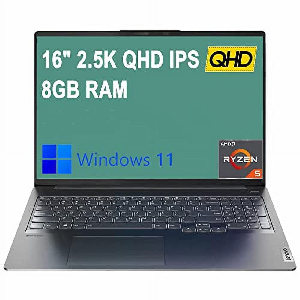 Lenovo Ideapad 5 Pro Laptop, 16 inch 2.5K QHD IPS Display, AMD Core