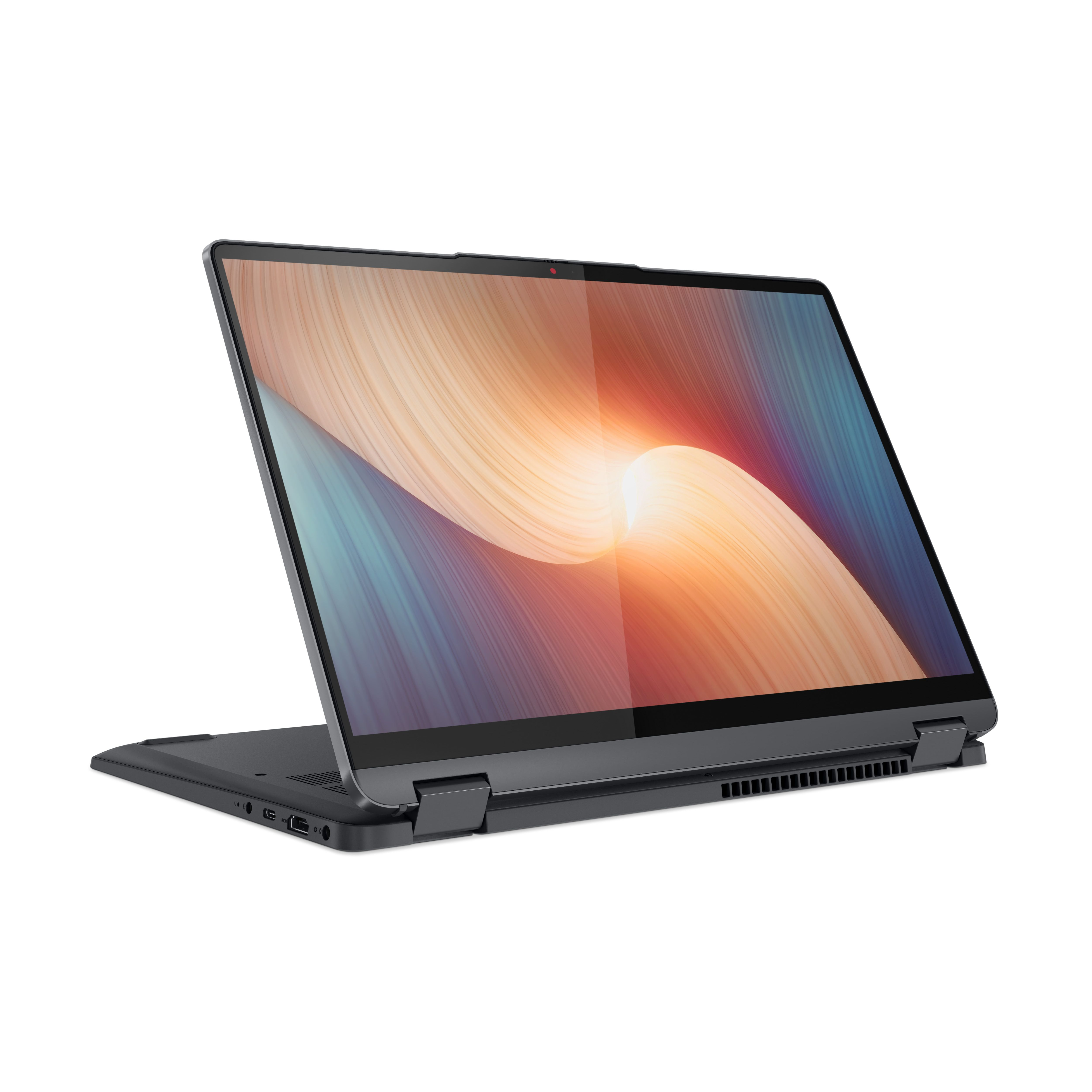 Lenovo Ideapad Flex 5i 14" 2-in-1 Touchscreen Laptop, Intel Core i7-1255U, 8GB RAM, 512GB SSD, Windows 11 Home, Storm Gray, 82R7001YUS - image 1 of 18