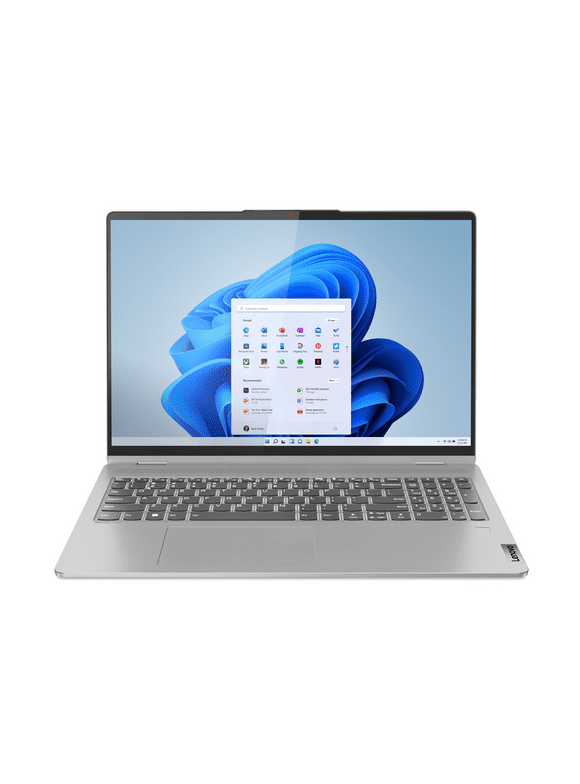 Lenovo Ideapad Flex 5i 16" WUXGA IPS Touchscreen Laptop, Intel Core i7-1255U, 8GB RAM, 512GB SSD, Windows 11 Home, Cloud Grey, 82R80022US