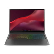 Lenovo Ideapad Gaming Chromebook Laptop, 16.0" WQXGA 2.5K IPS, Intel Core i3-1215U, 8GB RAM, 128GB eMMC, Storm Grey, 82V80009UX, Cloud Gaming