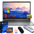 thumbnail image 1 of Lenovo Ideapad Slim 3i 15.6" Full HD Touch Business&Home Laptop, AMD Ryzen 7 5825U Upto 4.5GHz, 16GB RAM, 256GB PCle SSD,Microsoft Office, Windows 11 Pro, Grey/HUB, 1 of 7
