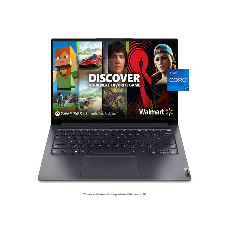 Lenovo Ideapad Slim 7i Pro 14" Laptop, Intel Core i7-11370H, 16GB RAM,  256GB SSD, Windows 11 Home, Slate Gray, 82QT000RUS - Walmart.com