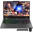 thumbnail image 1 of Lenovo LOQ 15.6'' 144Hz FHD Gaming Laptop, AMD Ryzen 7 8845HS, NVIDIA GeForce RTX 4060, 64GB DDR5, 2TB SSD, 4-Zone RGB Backlit Keyboard, Wi-Fi 6, Win 11 Pro, Luna Grey, 1TB Docking Station Set, 1 of 8