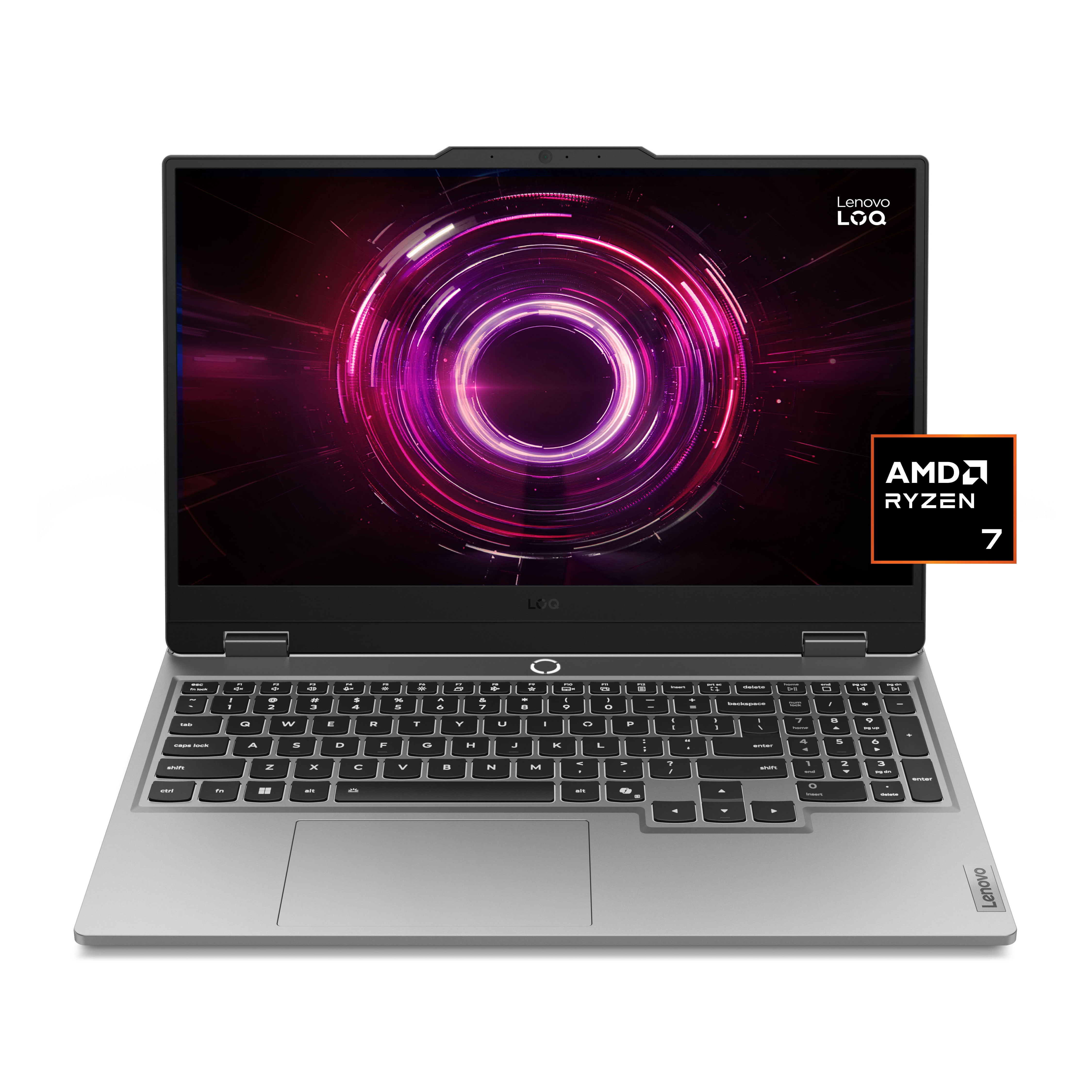 Lenovo LOQ 15.6" FHD Laptop, AMD Ryzen 7, 16GB RAM, 512GB SSD, NVIDIA GeForce RTX 5050,, 83JG006RUS