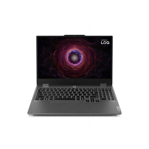 Lenovo LOQ 15AHP9 83DX - 180-degree hinge design - AMD Ryzen 7 - 8845HS / up to 5.1 GHz - Win 11 Home - GF RTX 4050 - 16 GB RAM - 1 TB SSD NVMe - 15.6" IPS 2560 x 1440 (WQHD) @ 165 Hz - Wi-Fi 6 - luna gray - kbd: US English