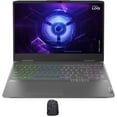 thumbnail image 1 of Lenovo LOQ 15IRH8 Gaming/Entertainment Laptop (Intel i7-13700H 14-Core, 15.6in 144 Hz Full HD (1920x1080), GeForce RTX 4050, 32GB DDR5 5200MHz RAM, Win 11 Home) with Premium Backpack, 1 of 7