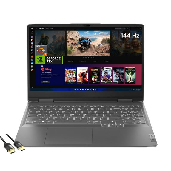 Lenovo LOQ Gaming Laptop, 15.6" FHD IPS 144Hz, AMD Ryzen 7 7840HS up to 5.1GHz, GeForce RTX 4050, 16GM DDR5, 1TB PCle 4.0, Backlit Keyboard, Wi-Fi 6, Webcam, RJ-45, Type-C, Mytrix HDMI, Win 11 Pro