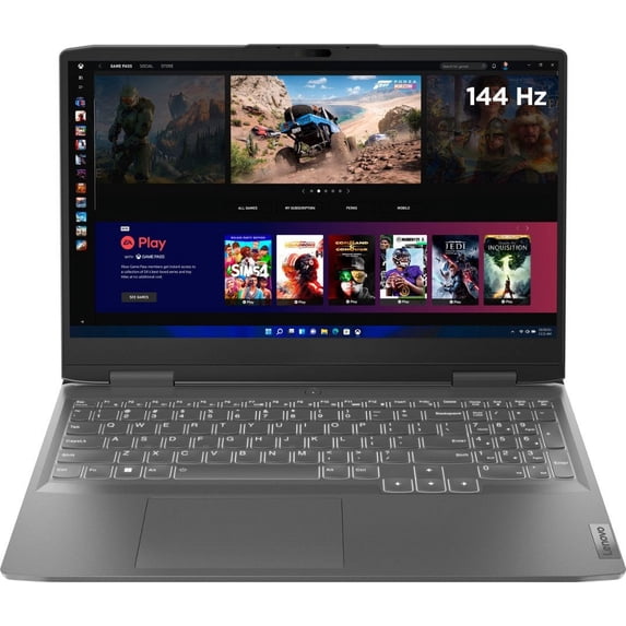 Lenovo LOQ Gaming Laptop 15.6in 144 Hz FHD IPS (8-Core AMD Ryzen 7 7840HS, GeForce RTX 4050 6GB, DDR5, 15.6in 144 Hz Full HD (1920x1080), Wifi, Bluetooth, Backlit KB, Webcam, HDMI, USB 3.2)