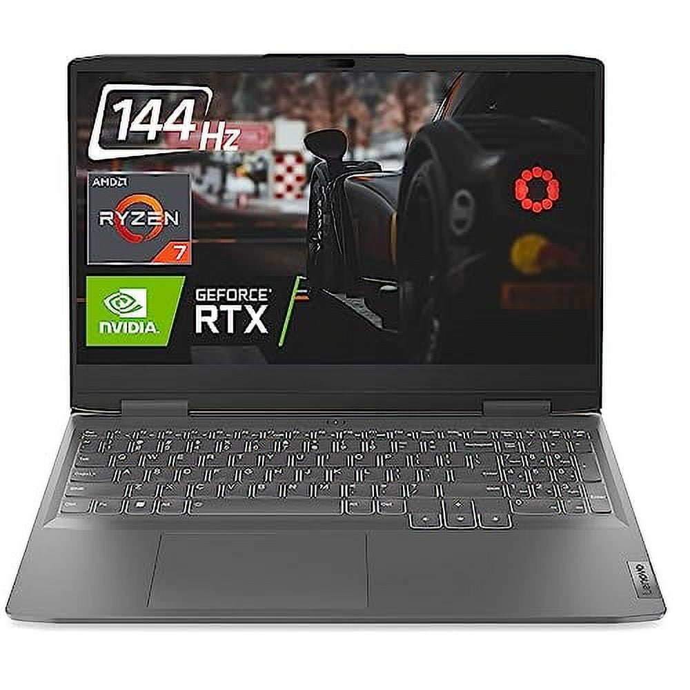 Lenovo LOQ Gaming Laptop, GeForce RTX 4050, AMD 8-Core Ryzen 7 7840HS(> i7-12700H), 15.6" FHD, 32GB DDR5 RAM, 1TB SSD, Backlit KB, Wi-Fi 6, Windows 11 Home, Gray