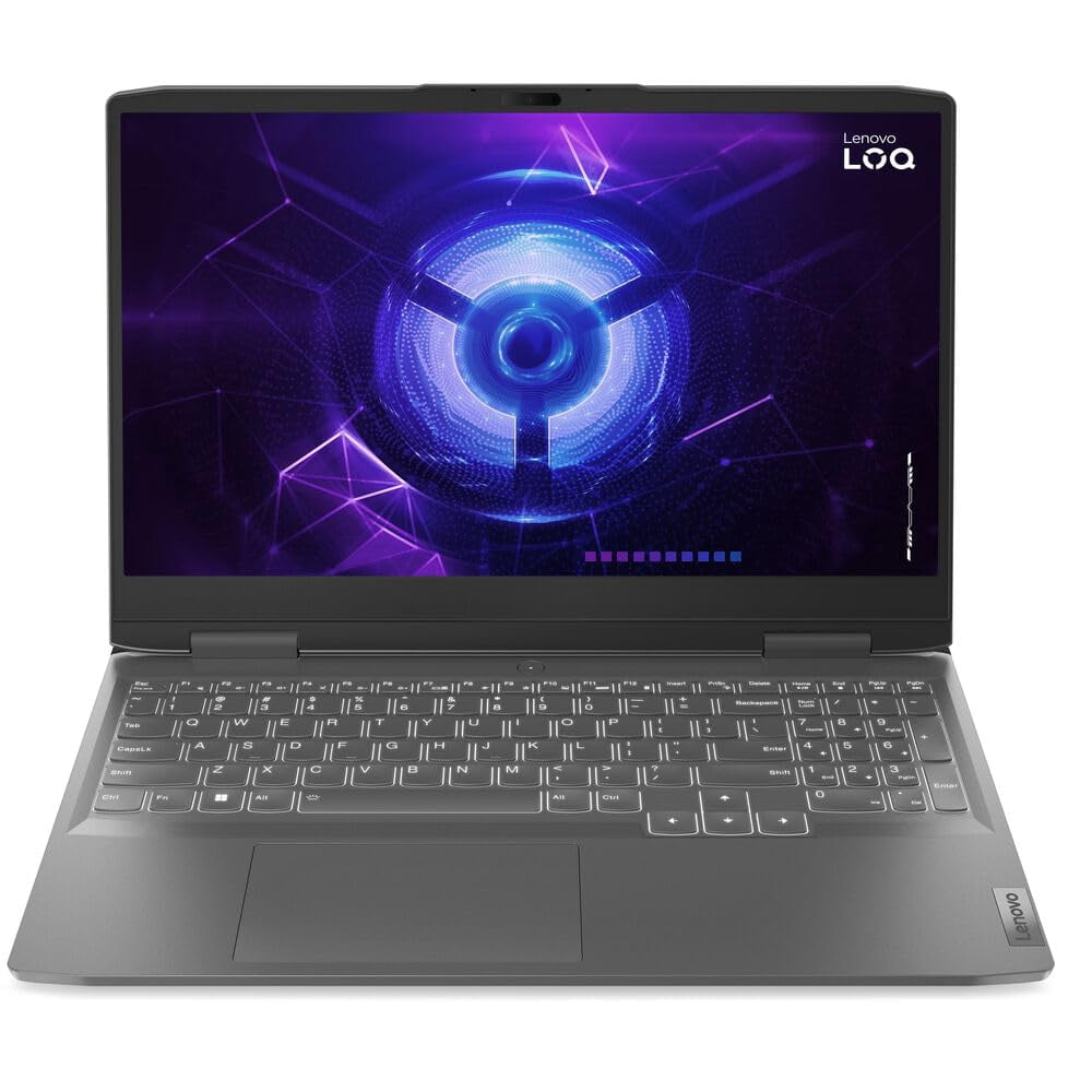 Lenovo LOQ Gaming Laptop, Intel 8-Core i5-12450H, 15.6" FHD 144Hz IPS Display, NVIDIA GeForce RTX 3050 6GB GDDR6, 8GB DDR5 512GB SSD, Backlit Keyboard, WiFi 6, Type-C, Win11 Home