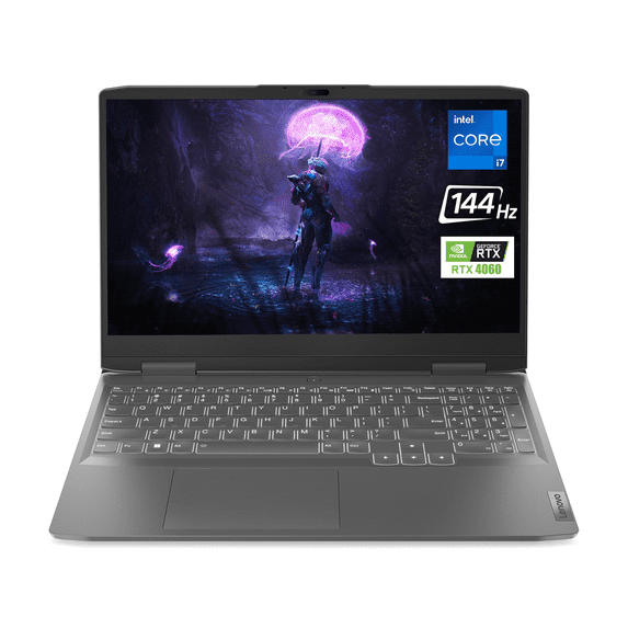 Lenovo LOQ Gaming Laptop PC, 15.6" FHD 144Hz Display, Intel Core i7-13700H, GeForce RTX 4060, 64GB DDR5 RAM, 1TB SSD, HDMI, Wi-Fi 6, Windows 11 Home