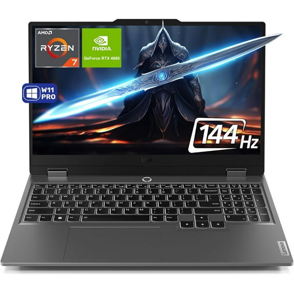 Lenovo LOQ Laptop, AMD Ryzen 7 8845HS, 32 GB DDR5 Ram, 1 TB PCle SSD, 15.6" FHD (1920 x 1080), Nvidia Geforce RTX 4060, W11 Pro
