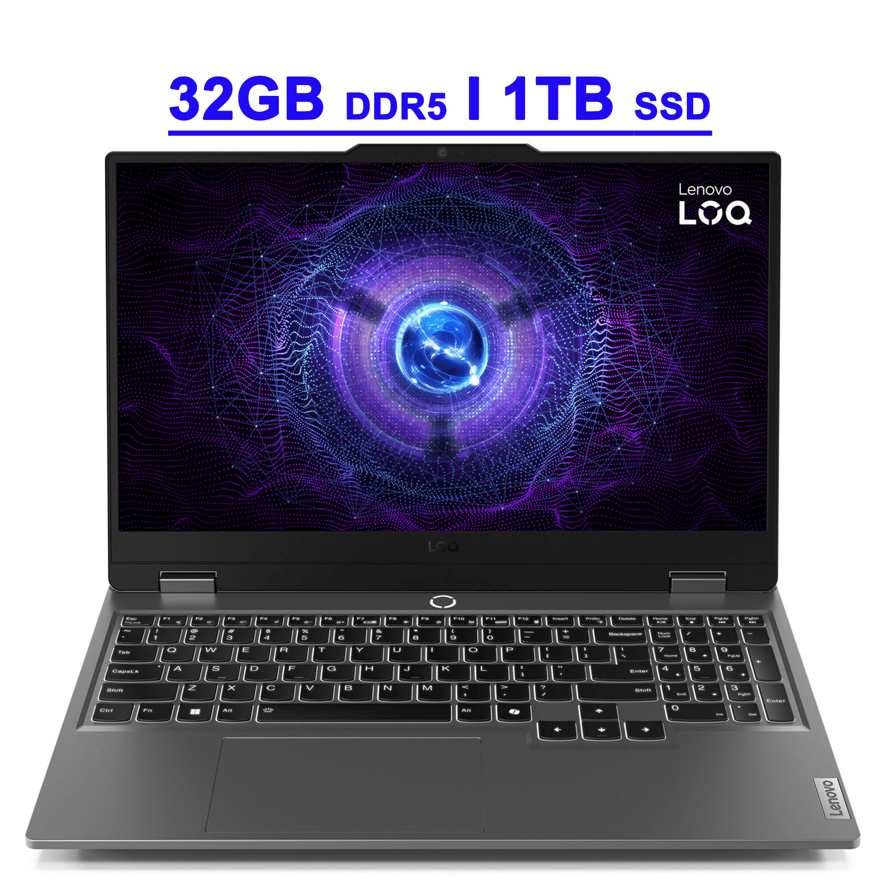 Lenovo LOQ Premium Gaming Laptop 15.6" FHD IPS 144Hz (100% sRGB G-SYNC) AMD Octa-Core Ryzen 7 7435HS 32GB DDR5 1TB SSD GeForce RTX 4070 Backlit Nahimic Rapid Charge Win11