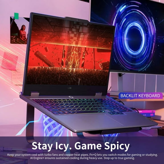 Lenovo LOQ RTX 5050 Gaming Laptop, 15.6" FHD 144Hz, Intel Core i5-13450HX (Beats Intel i7), 16GB DDR5 RAM, 1TB SSD, Backlit KB, Grey, Windows 11 Home