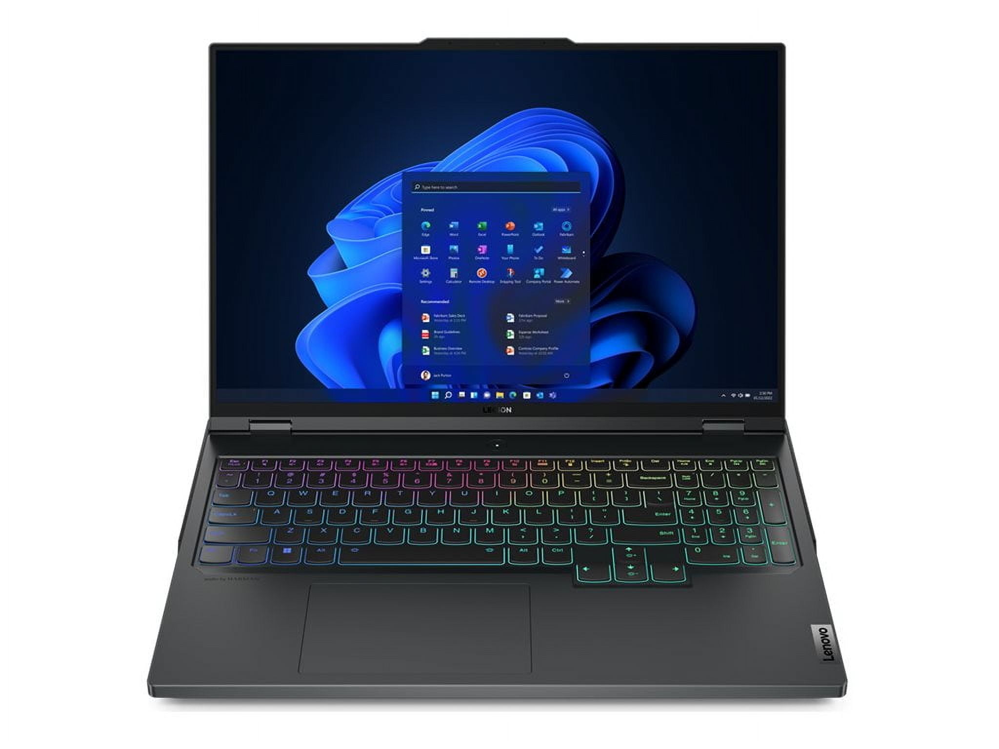 Lenovo Legion Pro 7 16ARX8H 82WS - AMD Ryzen 9 - 7945HX / up to 5.4 GHz - Win 11 Pro - GeForce RTX 4080 - 32 GB RAM - 1 TB SSD NVMe x 2 - 16" IPS 2560 x 1600 (WQXGA) @ 240 Hz - Gigabit Ethernet - Wi-Fi 6E - onyx gray - kbd: US English - with 3 Years Legion Ultimate Support with Onsite