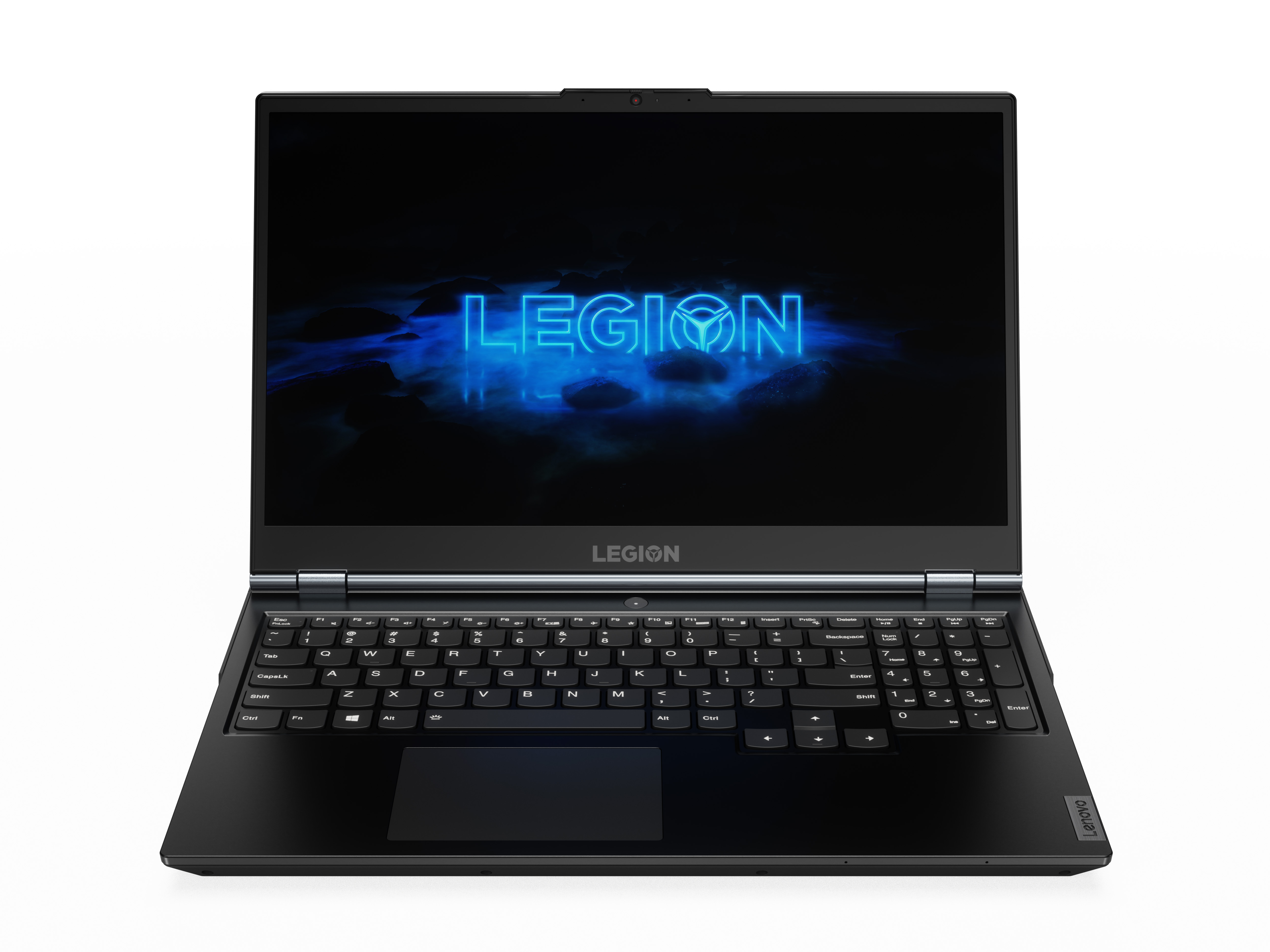 Lenovo Legion 5, 15.6" FHD, AMD Ryzen 5 4600H, NVIDIA GeForce GTX 1650Ti, 8GB, 256GB SSD + 1TB HD, Phantom Black, Windows 10 Home, 82B5001XUS - image 1 of 19