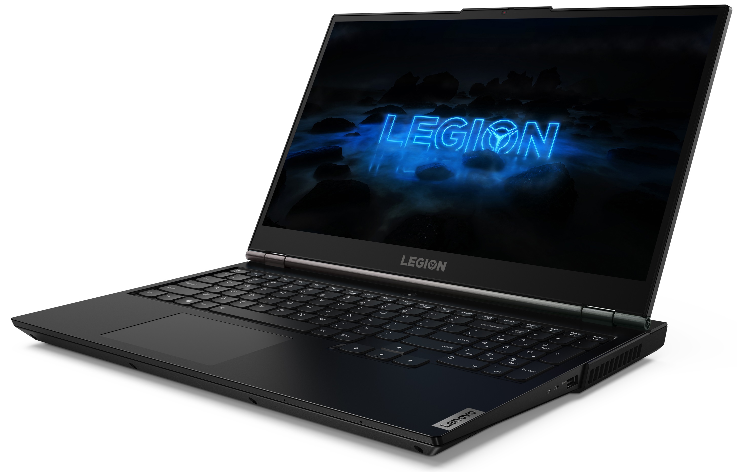 Lenovo Legion 5 15" FHD, Intel Core i7-10750H, NVIDIA GeForce RTX 2060, 16GB RAM, 1TB HDD + 256GB SSD, Phantom Black, Windows 10, 81Y600DBUS - image 1 of 4