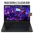 thumbnail image 1 of Lenovo Legion 5 15 Gaming Laptop 15.6" FHD IPS 120Hz Anti-glare Display AMD Hexa-Core Ryzen 5 5600H Processor 8GB DDR4 512GB SSD NVIDIA GeForce RTX 3050 Ti 4GB Backlit Nahimic HDMI USB-C Win11 Black, 1 of 6