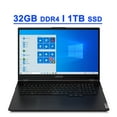 thumbnail image 1 of Lenovo Legion 5 17 Premium Gaming Laptop 17.3" FHD IPS Display (300 nits, 72% NTSC) AMD Hexa-Core Ryzen 5 5600H 32GB DDR4 1TB SSD GeForce GTX 1650 4GB Backlit USB-C HDMI WiFi6 Nahimic Win11, 1 of 8