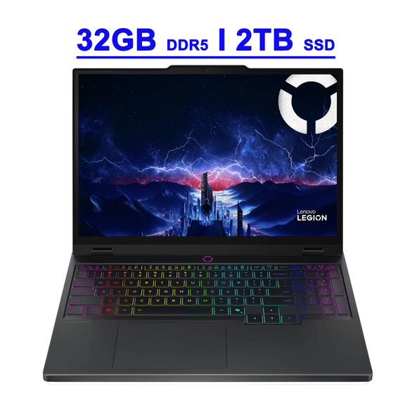 Lenovo Legion 5 AI-Powered Gaming Laptop 15.1" WQXGA 2560x1600 OLED 165Hz Intel 20-core Ultra 7 255HX (>i9-14900) 32GB DDR5 2TB SSD GeForce RTX 5070 DLSS4 (Up to 798 AI TOPS) RGB Backlit Win11