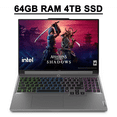 thumbnail image 1 of Lenovo Legion 5 Gaming Laptop 16" WQXGA 2560x1600 165Hz G-SYNC 100% sRGB Intel 14-core i7-13650HX 64GB RAM 4TB SSD NVIDIA GeForce RTX 4060 Backlit FHD Privacy Camera Super Rapid Charge Win11, 1 of 8