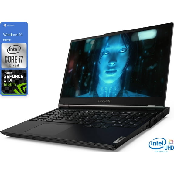 Lenovo Legion 5 Gaming Notebook, 15.6" 120Hz FHD Display, Intel Core i7-10750H Upto 5.0GHz, 8GB RAM, 512GB NVMe SSD, NVIDIA GeForce GTX 1650 Ti, HDMI, Wi-Fi, Bluetooth, Windows 10 Home (82AU00CGUS)