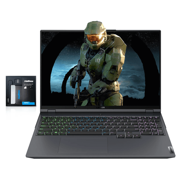 Lenovo Legion 5 Pro 16" QHD 165Hz Gaming Laptop, AMD Ryzen 7 5800H, 32GB RAM, 1TB PCIe SSD, NVIDIA GeForce RTX 3070, Backlit Keyboard, 720P Webcam, Grey, Win 11 Pro, 128GB Hotface Extension Set