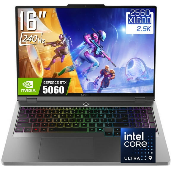 Lenovo Legion 5i Gaming Laptop, 16" 2560 x 1600 240Hz IPS Display, Intel Ultra 9 275HX, GeForce RTX 5060, RGB Backlit Keyboard, 5MP Webcam, WiFi 7, Windows 11 Home(16GB DDR5 RAM | 1TB SSD)