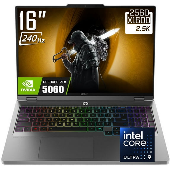 Lenovo Legion 5i Gaming Laptop, 16" 2560 x 1600 240Hz IPS Display, Intel Ultra 9 275HX, GeForce RTX 5060, RGB Backlit Keyboard, 5MP Webcam, WiFi 7, Windows 11 Home(32GB DDR5 RAM - 1TB SSD)