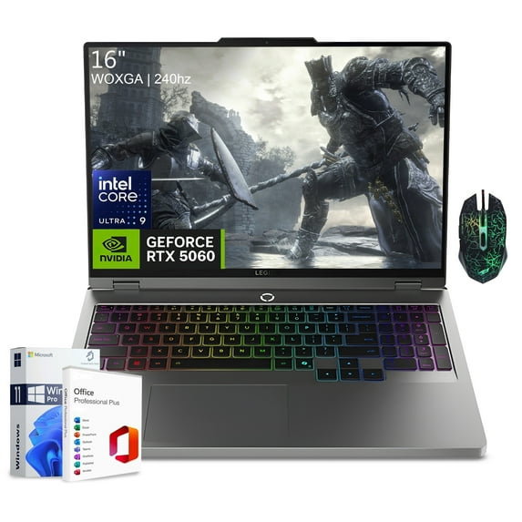 Lenovo Legion 5i Gaming Laptop, 240Hz 16" WQXGA (2560 x 1600) Laptops, GeForce RTX 5060, Intel Core Ultra 9 275HX, 32GB DDR5 RAM, 2TB SSD,Backlit KB, MS Office, Windows 11 Pro