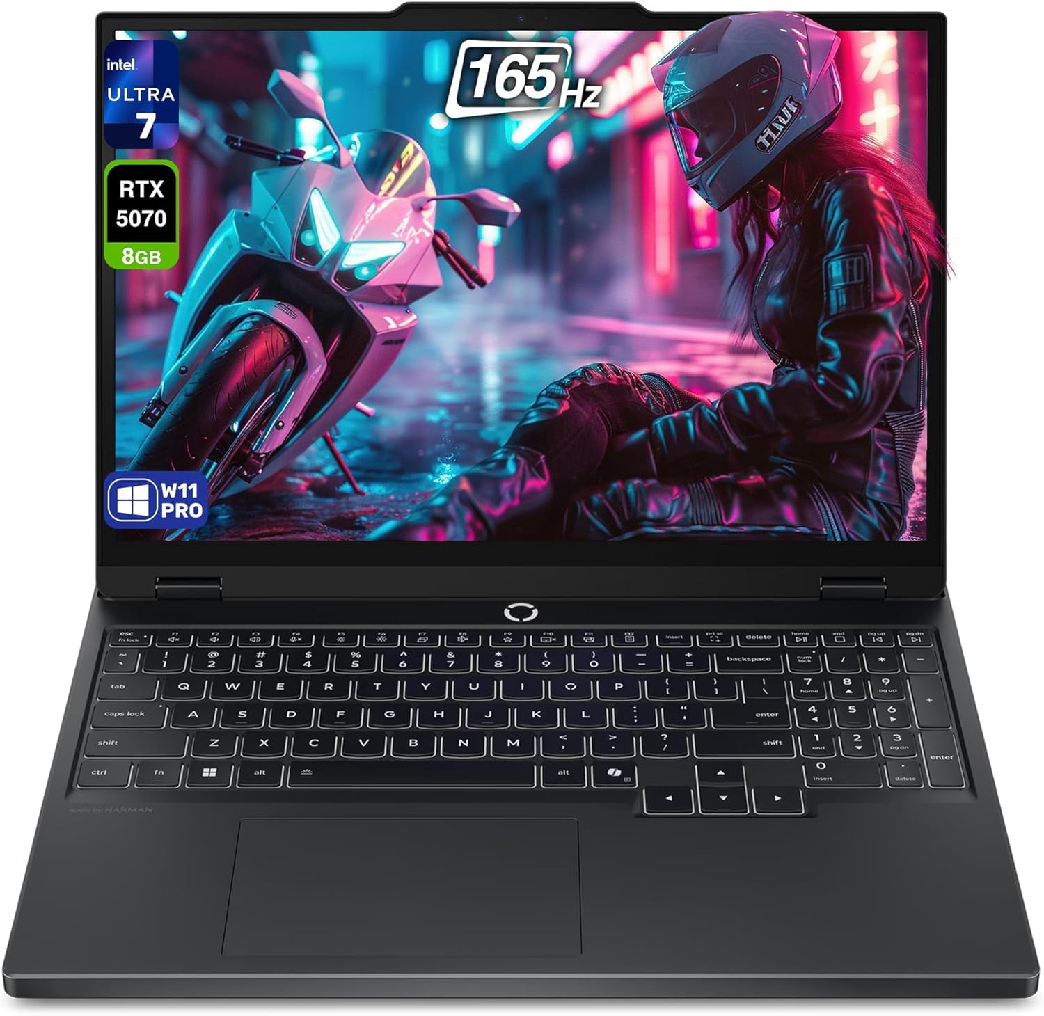 Lenovo Legion 5i Gen 10 Gaming Laptop, Intel Ultra 7-255HX, 64 GB DDR5 RAM, 2 TB PCIe SSD, 15.1" WQXGA (2560x1600) Display, Nvidia G-Force RTX 5070, 24-Zone RGB Keyboard, W11 Pro, Eclipse Black