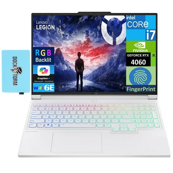Lenovo Legion 7i Gaming Laptop 16.0in 240Hz IPS WQXGA Display (Intel i7-14700HX, GeForce RTX 4060 8GB, 16GB DDR5, 4TB PCIe SSD, RGB KB, Win 11 Pro) w/Microsoft 365 Personal , DKZ USB Port Expander
