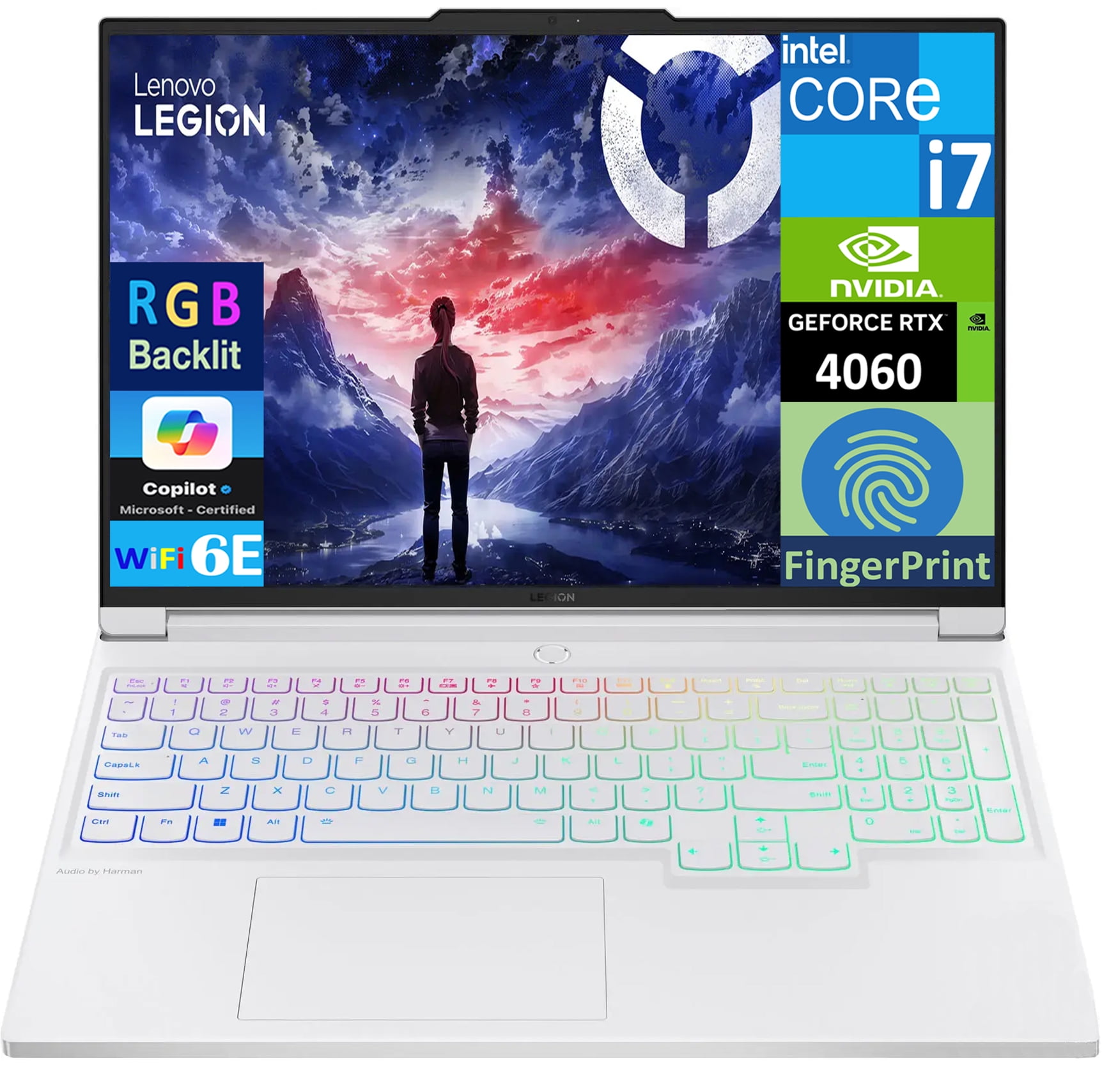 Lenovo Legion 7i Gaming Laptop 16.0in 240Hz IPS WQXGA Display (Intel i714700HX, GeForce RTX 4060 8GB