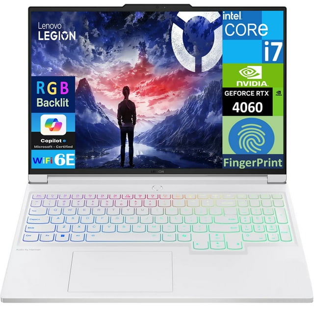 Lenovo Legion 7i Gaming Laptop 16.0in 240Hz IPS WQXGA Display (Intel i7-14700HX, GeForce RTX 4060 8GB, 64GB DDR5, 2x4TB PCIe SSD (8TB), RGB KB, Fingerprint, Thunderbolt 4, WiFi 6E, Webcam, Win 11 Pro)