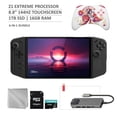 thumbnail image 1 of Lenovo Legion Go 1TB SSD Gaming Handheld 8.8-inch Touchscreen 144Hz 2K QHD AMD Ryzen Z1 Extreme Processor, Mytrix Touro Wireless Pro Controller, Hub, 128GB MicroSD Card, 5 Accessories: 6 in 1 Bundle, 1 of 10