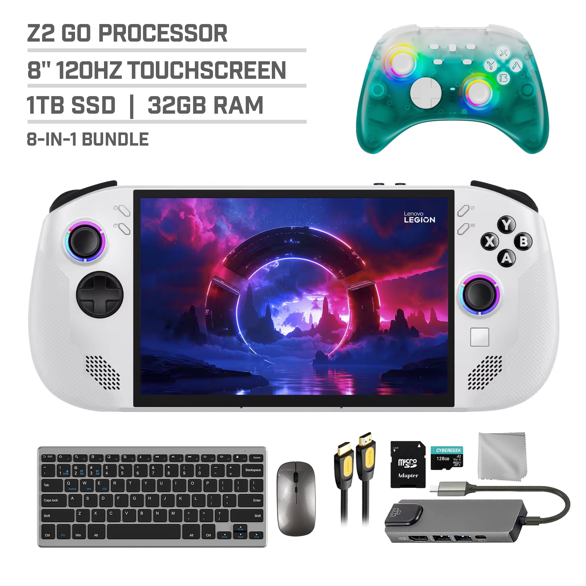 Lenovo Legion Go S 2TB SSD Gaming Handheld 8-inch